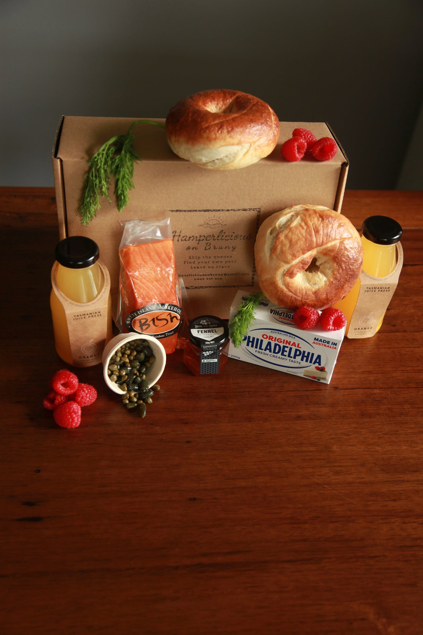 'No Cook' Bagel Breakfast