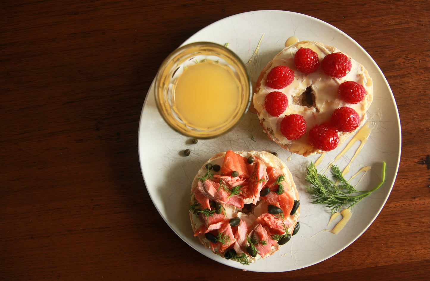 'No Cook' Bagel Breakfast